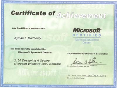 ayman i madbouly khalil photo album microsoft certificates