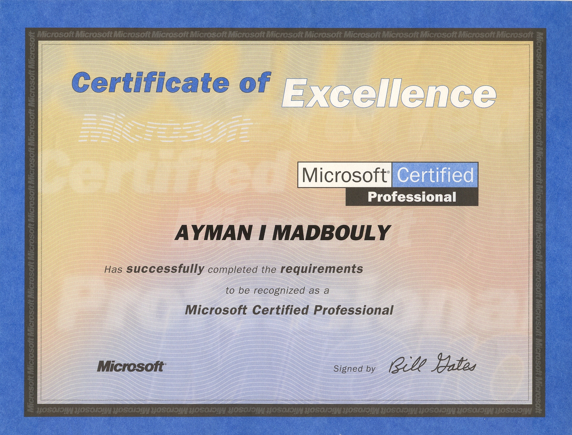 ayman i madbouly khalil photo album microsoft certificates